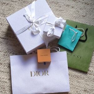 Dior, Vuitton, Tiffany & Gucci Gift Box & Bags